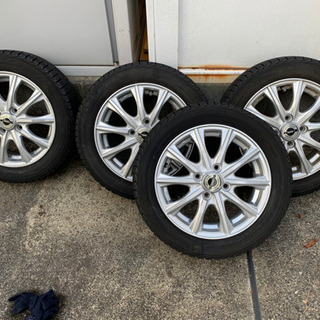 受け渡し決定　　軽自動車用　アルミホイール　一本パンク（破れ）