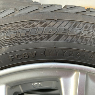 受け渡し決定　　軽自動車用　アルミホイール　一本パンク（破れ）の画像