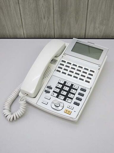 ss1121　NTT　ビジネスホン　NX-(24)STEL-(1)(W)　ビジネスフォン　白　24ボタンスター標準電話機　電話　オフィス用　会社用　業務用　電話機