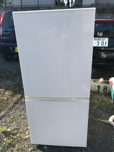 【名古屋市近郊配送可能】アクア　2ドア冷蔵庫　AQR-16D（W） 2014年製