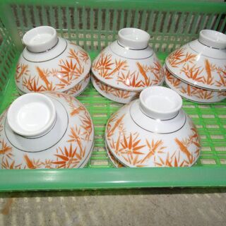 ★１　ご飯茶碗　昭和　レトロ　10個