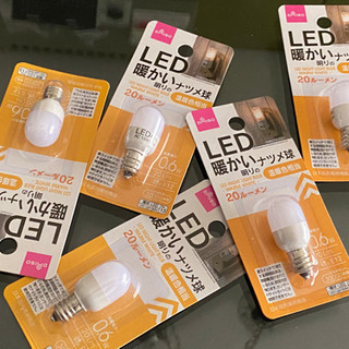 LED電球E12ナツメ電球20ルーメン0.6ワット5個