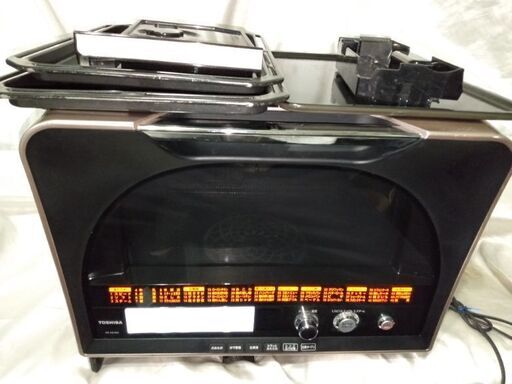 【石窯ドーム】東芝 ER-HD500☆過熱水蒸気オーブンレンジ☆こんがりプレート1枚,角皿2枚有り♪