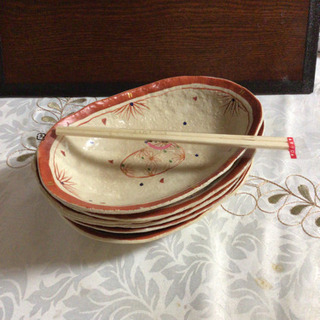 ③楕円系椀皿6枚