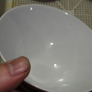 ★５　ご飯茶碗　レトロ　アンティーク　昭和　５個セット（１つヒビ有り）の画像