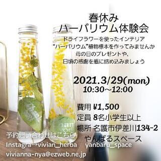 ハーバリウム体験会