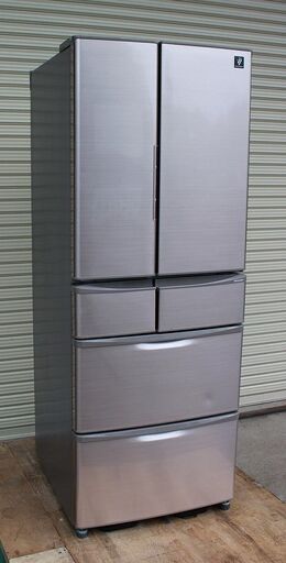 シャープ 冷蔵庫 440L　　 2015年 6ドア フレンチドア 観音開き プラズマクラスター搭載 SJ-XF44A