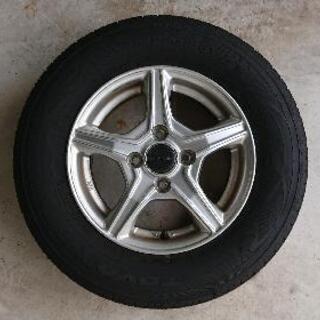 balminumアルミホイール付 13インチ ラジアル4本セットの画像