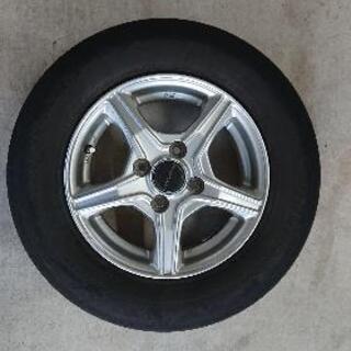 balminumアルミホイール付 13インチ ラジアル4本セットの画像