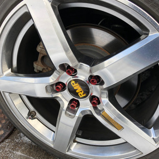 MID RMP 050F 18インチ 8.0J 5H114.3 +42 ガンメタDC/マットスモーククリア アルミホイール単品 1本 4本以上送料無料 RMP-050F 18インチ 8.0J +42 5-114.3タイヤ付き