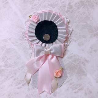 ハンドメイドロゼットの画像