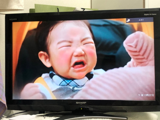 SHARPの液晶カラーテレビ