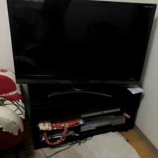 【28日まで】SHARPテレビ　40インチ　コンポ台付き