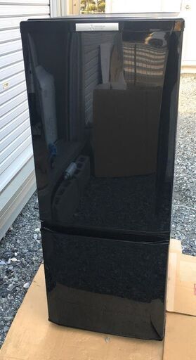三菱 146L 2ドア冷蔵庫 2015年製【MITSUBISHI】MR-P15Y-B
