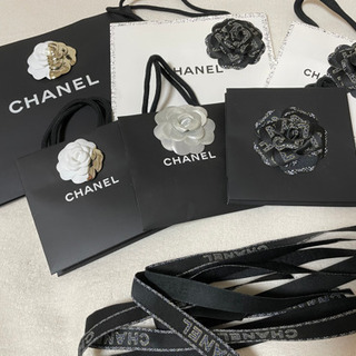 シャネル　限定品　紙袋　超レア　ショッパー　クリスマス仕様　可愛い　CHANEL の画像
