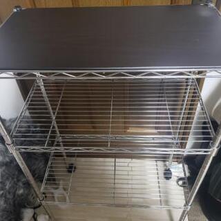 スチールラック 天板付き