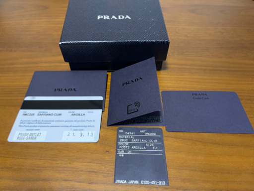 プラダ PRADA 定期入れ カードケース 新品 未使用品