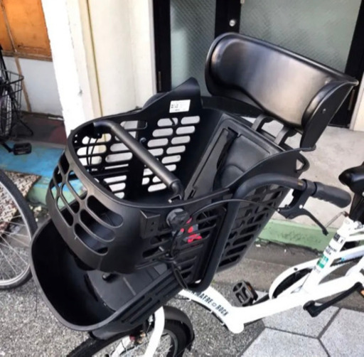 子供乗せ自転車　20インチ　3人乗り対応　外装6段変速　チャイルドシート、レインカバー付き