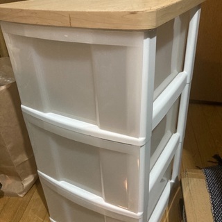 アイリスオーヤマ ウッドトップチェスト
