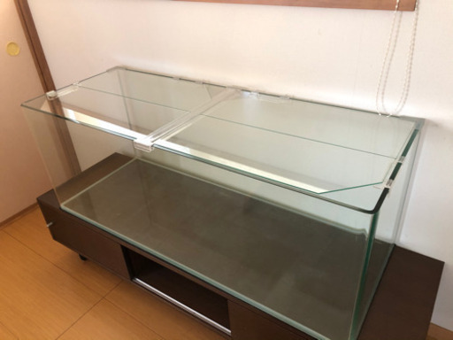  【値下げ】水槽 120センチ コーナ曲げガラスフレーム コトブキレグラス R-1200