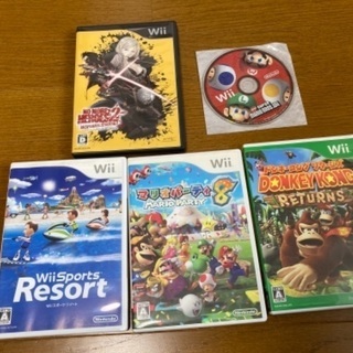 【お渡し予定者出ました】Wii ゲームソフト5点
