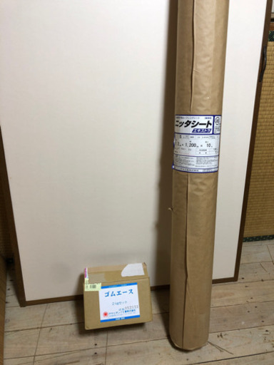 シート防水用シートと接着剤