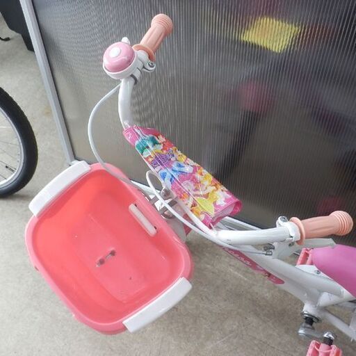 ▶ジュニアサイクル 16インチ 補助輪付き ディズニープリンセス 自転車 子供用自転車 ピンク カワイイ 札幌 西野店