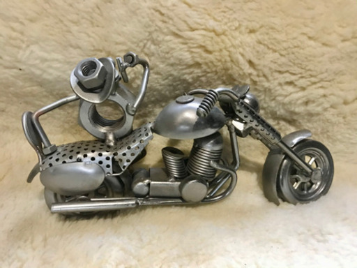 バイク置物/ハンドメイド