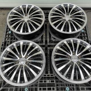 【受け渡し決定】17インチ 7J 114.3 5穴　アルミホイール　マナレイ　ヴァーテック　VR-5　VERTEC 