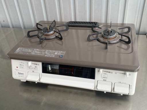 美品！パロマ LPガス用 ガスコンロ◇プロパンガス 右強火力◇2020年製◇ベージュ◇IC-S807KHA-1R