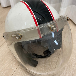 ヘルメット　ハーフヘルメット　ホワイト