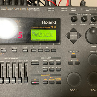 Roland 電子ドラム TD-10+TDW-1 グレードアップverの画像