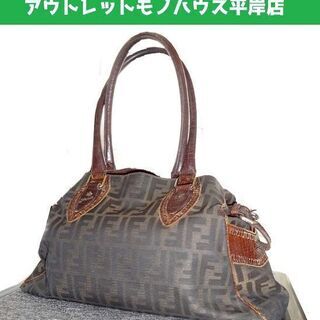 本物 FENDI フェンディ ズッカ柄 ドゥジュール トートバッ...