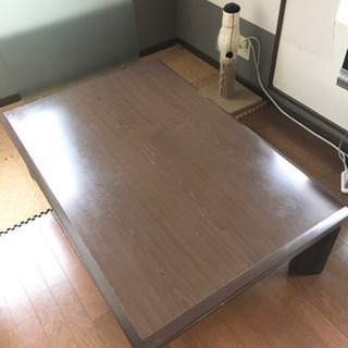 ニトリ　ダイニングテーブル　120cm×80cm 高さ38cm〜42cm調整の画像