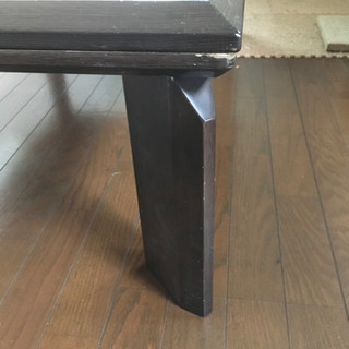 ニトリ　ダイニングテーブル　120cm×80cm 高さ38cm〜42cm調整の画像