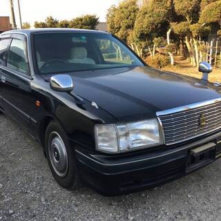 ★クラウン セダン ローダウン 車高調 ブラック フェンダーミラー