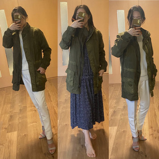 ZARA ミリタリーパーカー 今月末まで