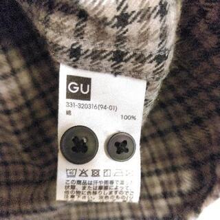 シャツ　チェック柄の画像