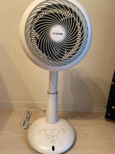 扇風機 DC サーキュレーター アイリスオーヤマ サーキュレーター扇風機リビング扇風機 対流扇 リビングファン 首振り 静音 リモコン付き タイマー DCモーター 静音 夏 送風 首ふり 空気循環 ホワイト STF-DC15T [tvh]