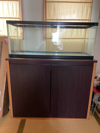 水槽90センチ、水槽台セット