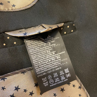 MAISON SCOTCH 黒ジャケット 今月末までの画像