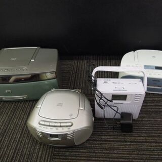 東芝 SHARP オーム電機 CD MD ラジカセ 4点 おまと...