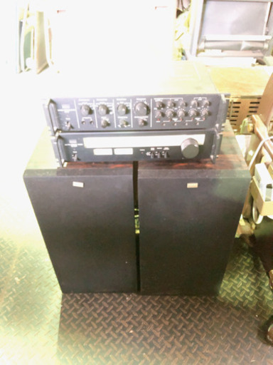 sansui サンスイ オーディオセット チューナー•ミキサー•スピーカー