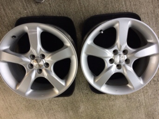 お話中！！スバル純正ホイール　レガシィ　17インチ　7jjPCD100 +55車検や夏タイヤに！！