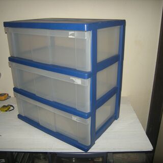 3段box 押入れなど/整理　の画像