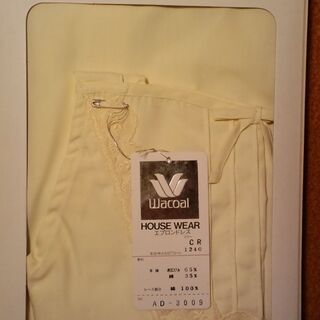 Wacoal ワコール エプロンドレス （クリーム色）の画像