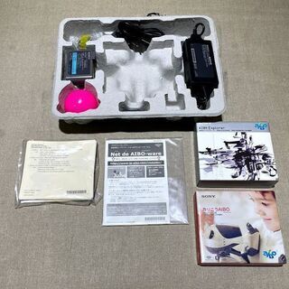 【苫小牧バナナ】】治療・ドナー前提※ SONY/ソニー AIBO/アイボ ERS-210A エンターテインメント ロボット 犬型 わんこ 訳あり 元箱付き 付属充実の画像