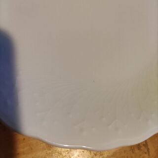 白いケーキ皿　2枚の画像
