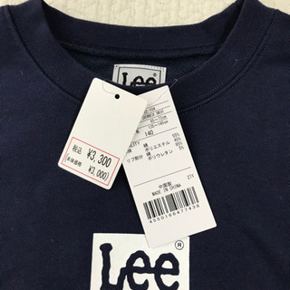 新品未使用LEEスウェット　140センチの画像