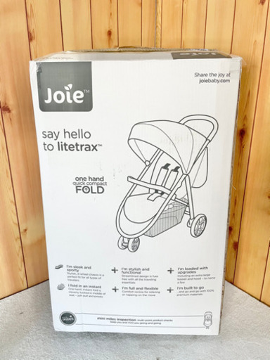 未使用 KATOJI Joie 3輪 ベビーカー ライトトラックス エクリプス